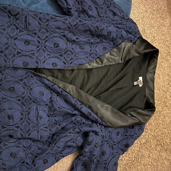 Chicos size 3 blazer jacket lace - Picture 1 of 7